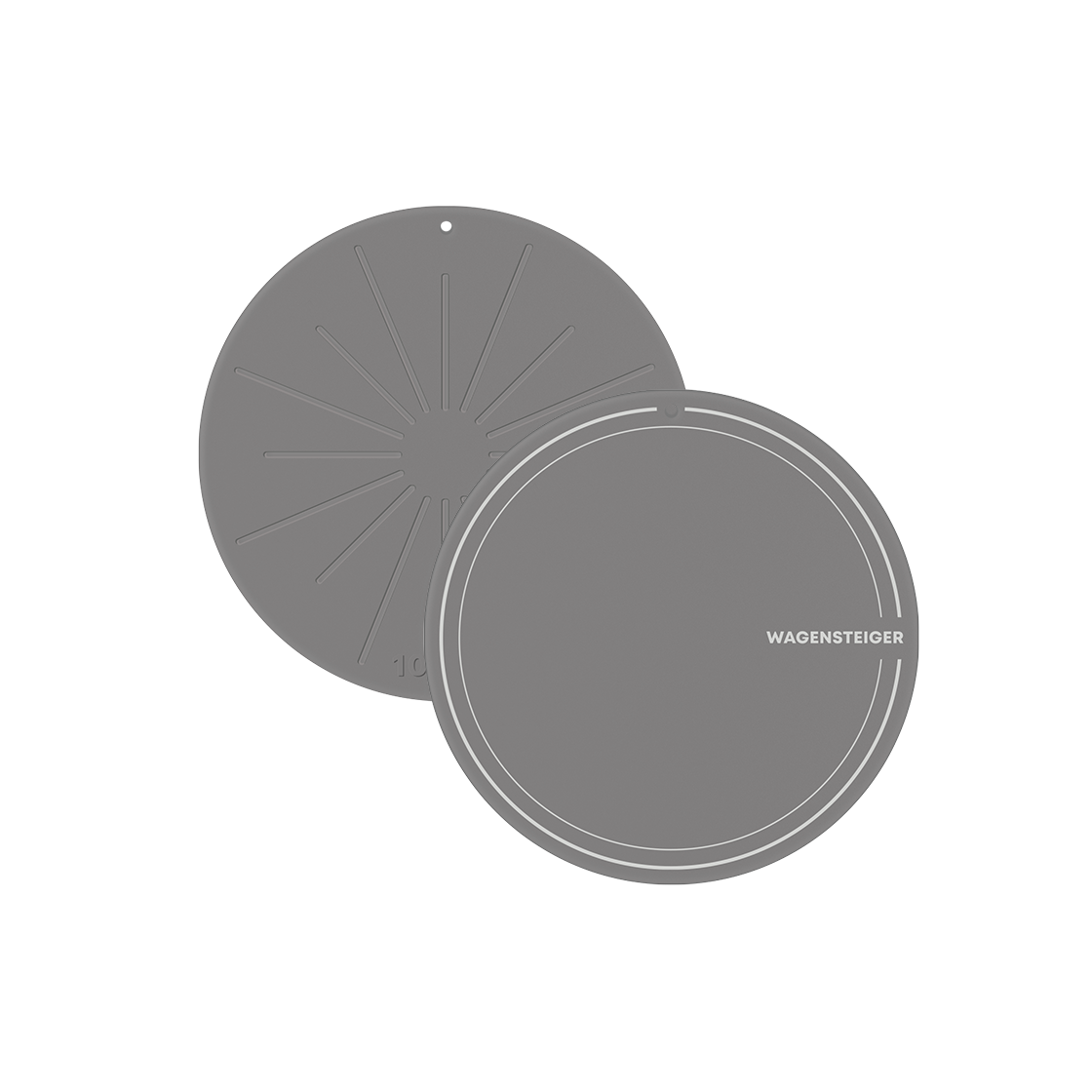 GUUDWA0537 WAGENSTEIGER Platinum Silicone Induction Protection Mat Round 20cm (Light Gray)