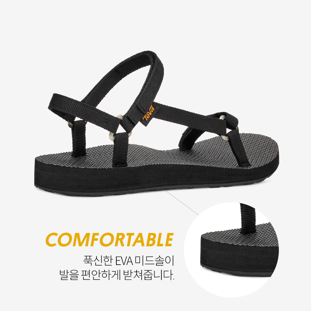 테바 여성 오리지널 유니버설 슬림 BLK(TEVA Women Original Universal Slim BLK) - 4