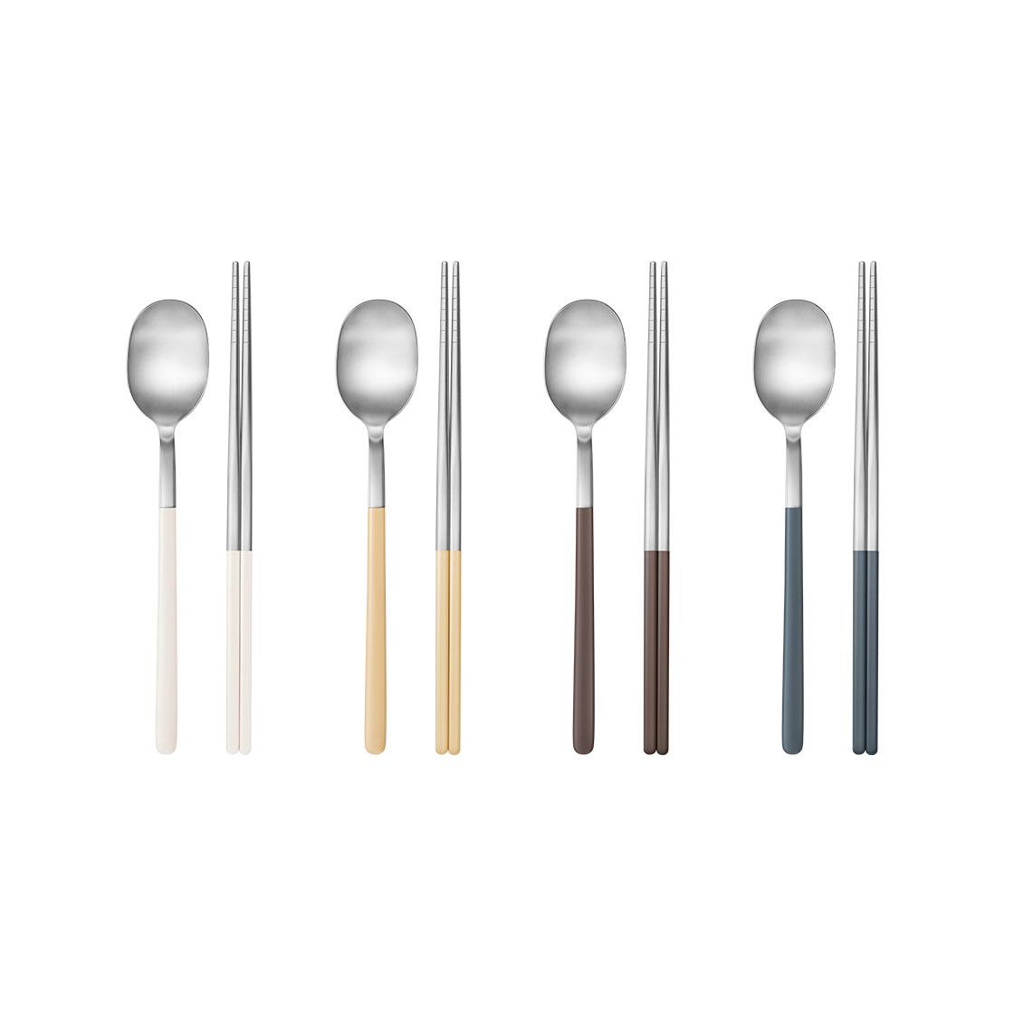 GUUDWA0583 WAGENSTEIGER Stainless Steel 304 Daylor 4-Color Cutlery Set (Spoon & Chopsticks)