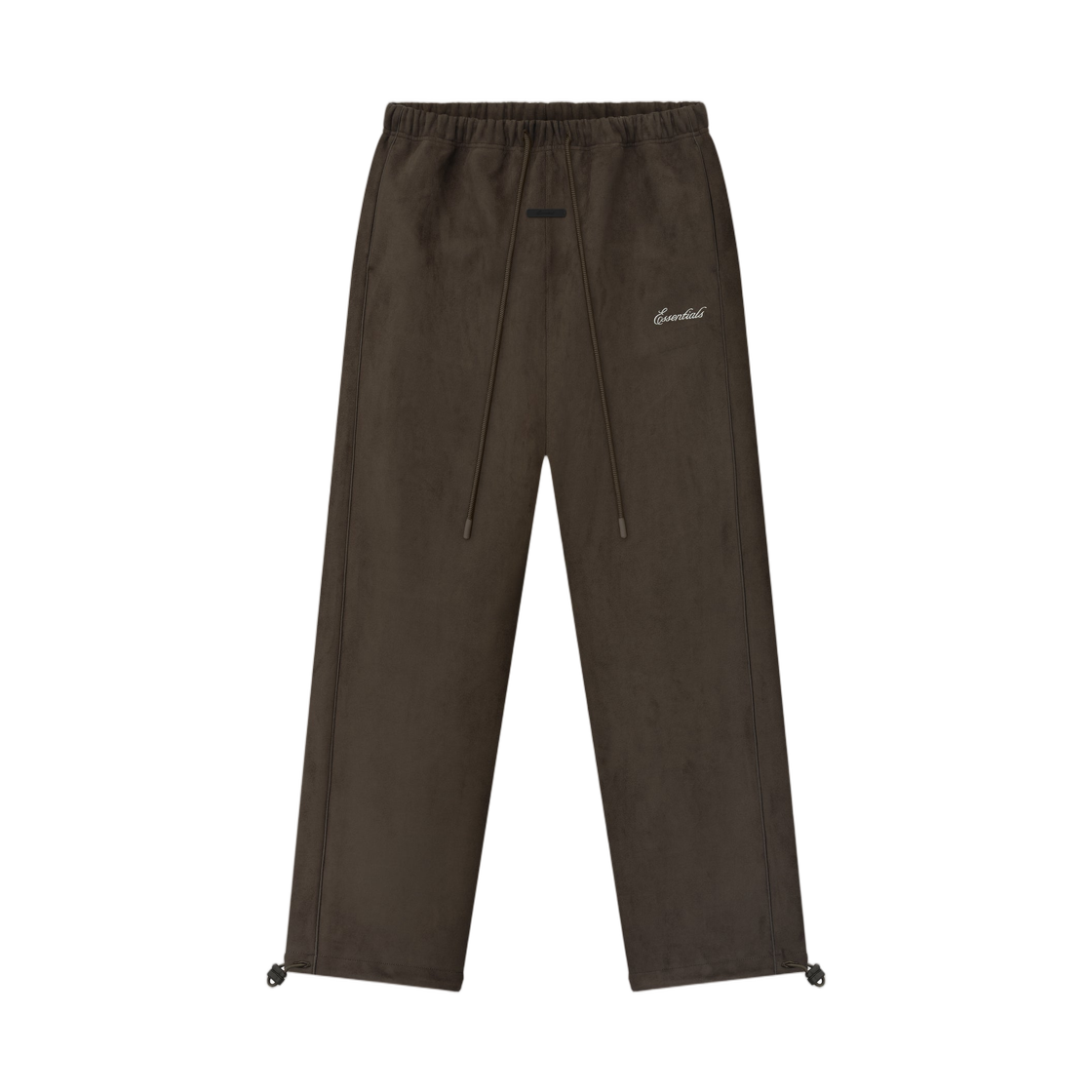 - Essentials Suede Fleece Signature Relaxed Pant Brown - 26SS