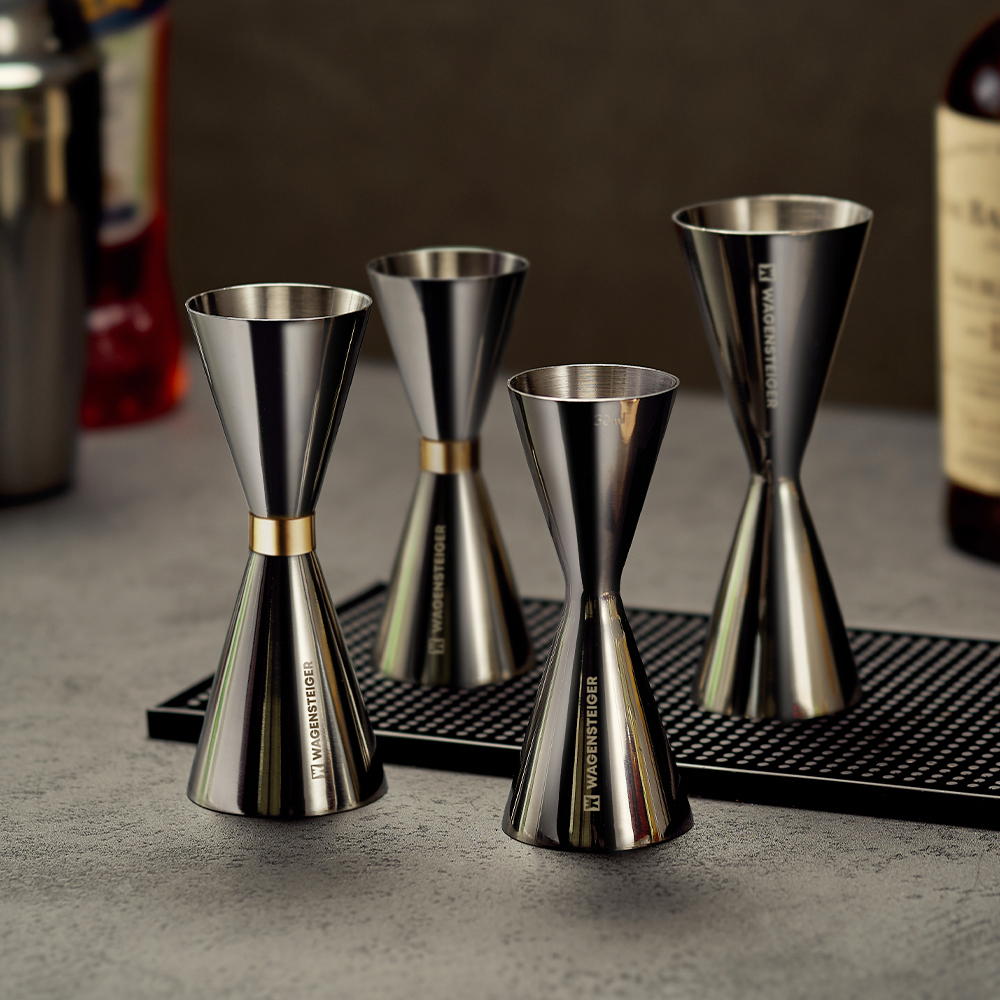바겐슈타이거 스텐 304 홈텐딩 골드링 지거 30/60 칵테일 하이볼 계량컵(WAGENSTEIGER Stainless Steel 304 Hometending Gold Ring Jigger 30/60ml) - 3