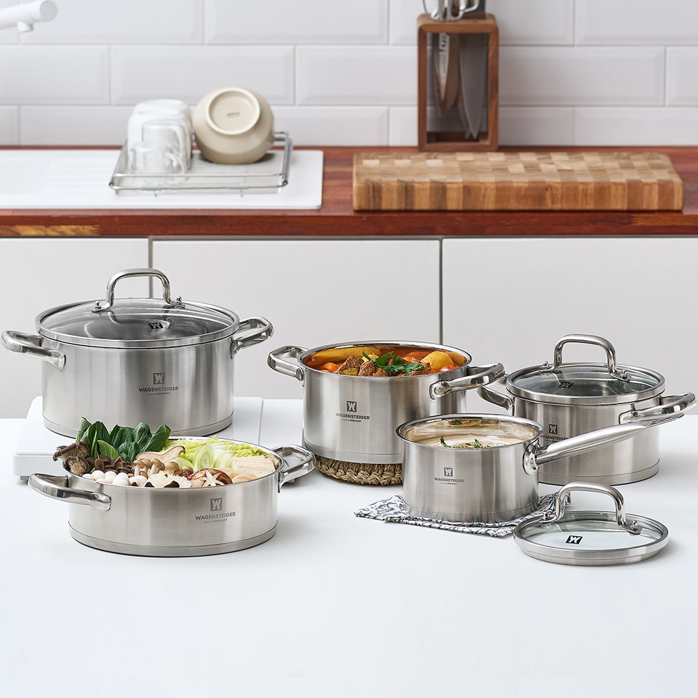바겐슈타이거 티프 IH 스텐 냄비 양수 26cm(WAGENSTEIGER TIFF IH Stainless Pot Double 26cm) - 2