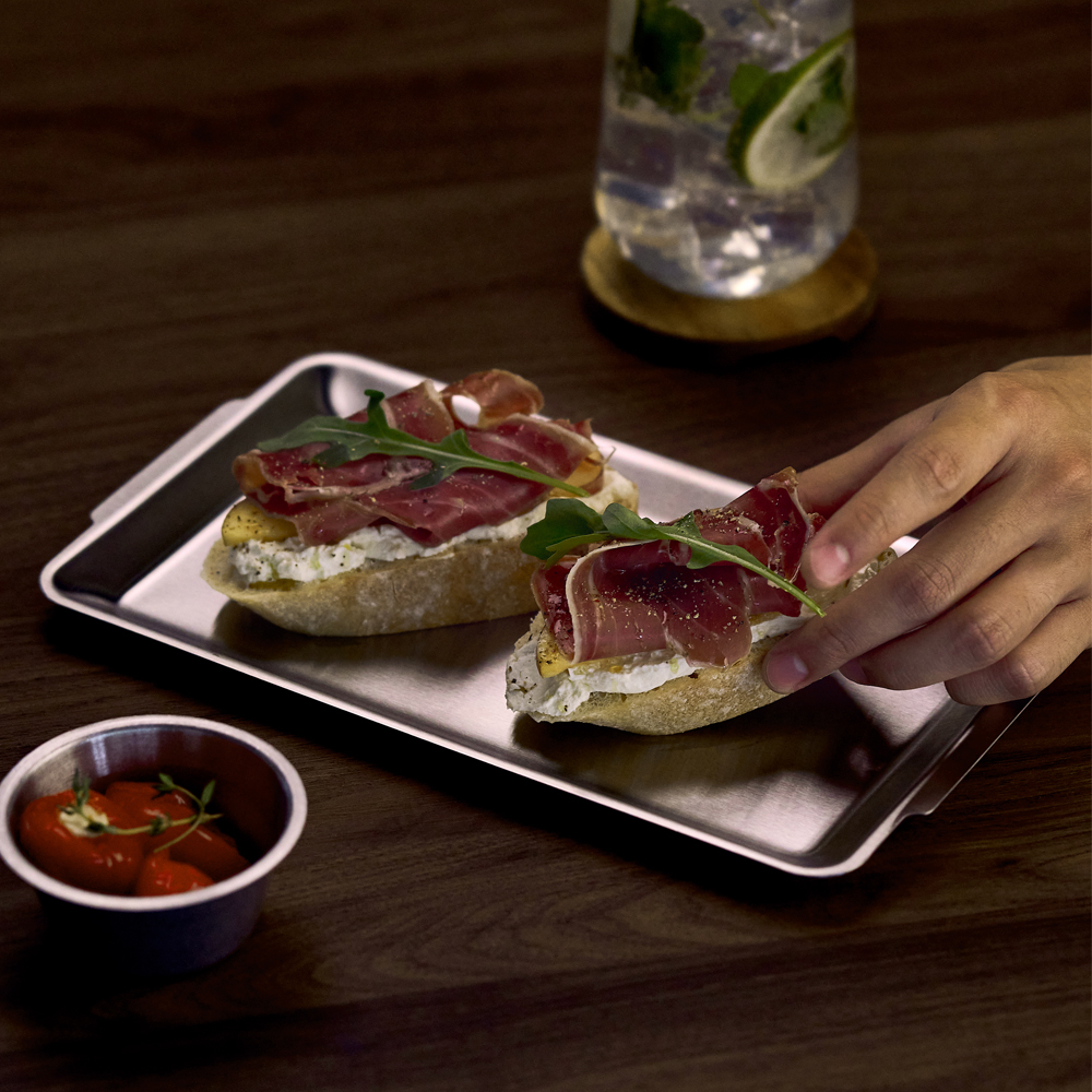 바겐슈타이거 스텐 304 사이드디쉬 플레이트 정사각(WAGENSTEIGER Stainless 304 Side Dish Plate Square) - 5