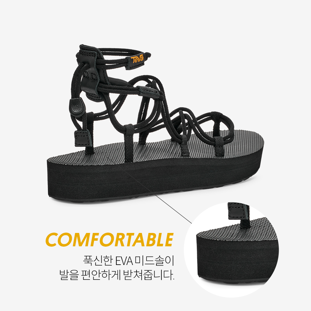 테바 여성 미드폼 인피니티 BLK(TEVA Women Midform Infinity BLK) - 4