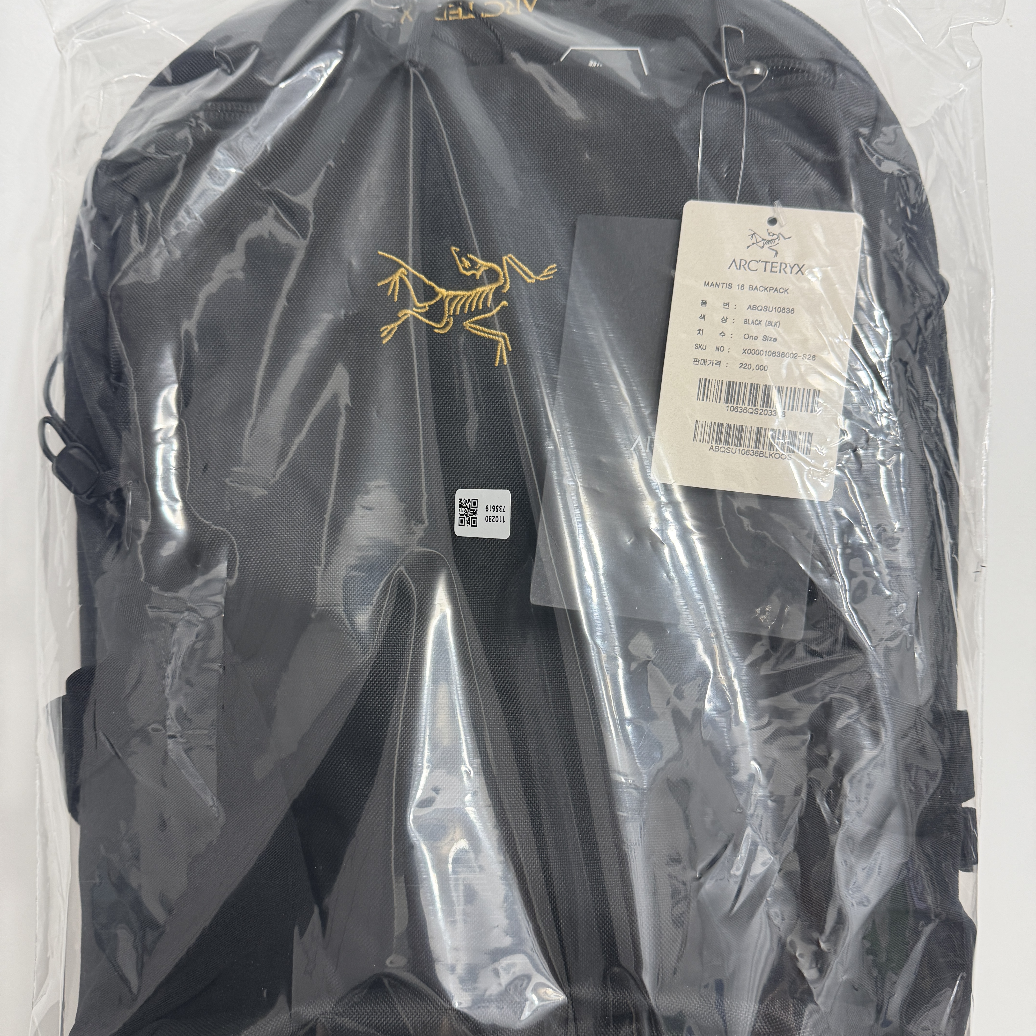 Arc'teryx Mantis 16 Backpack Black 착용 스타일 - 1