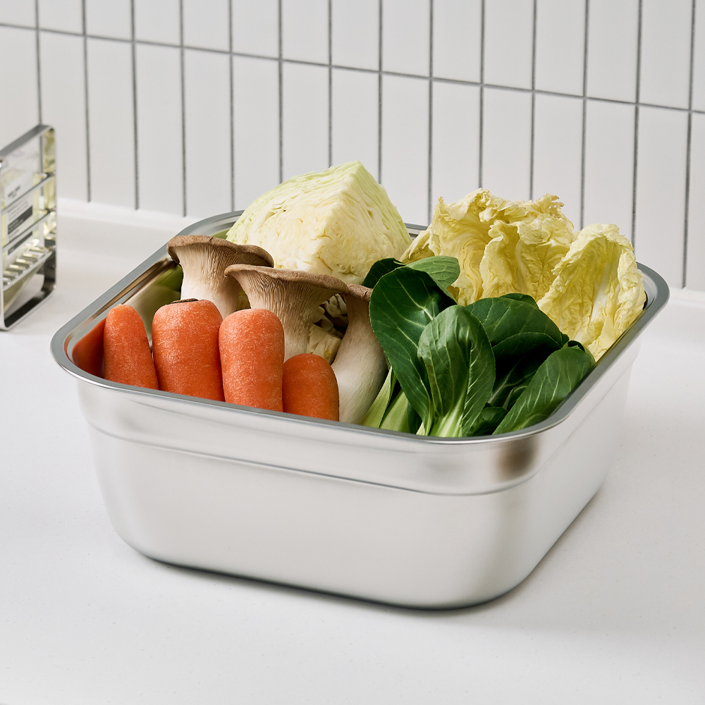 바겐슈타이거 스텐 304 워시볼 8L (솔리드)(WAGENSTEIGER Stainless Wash Bowl 8L Solid) - 2