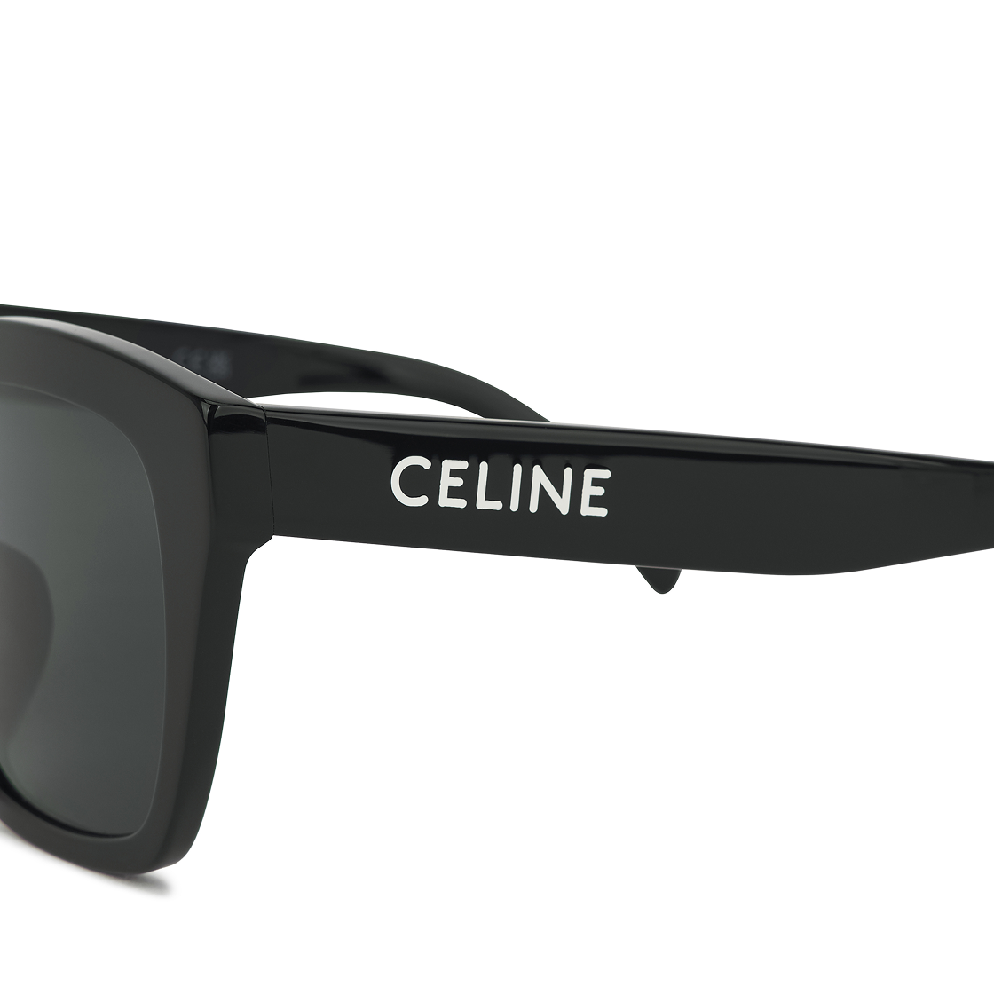 (W) 셀린느 아세테이트 모노크롬 03 선글라스 블랙((W) Celine Monochroms 03 Sunglasses in Acetate Black) - 4