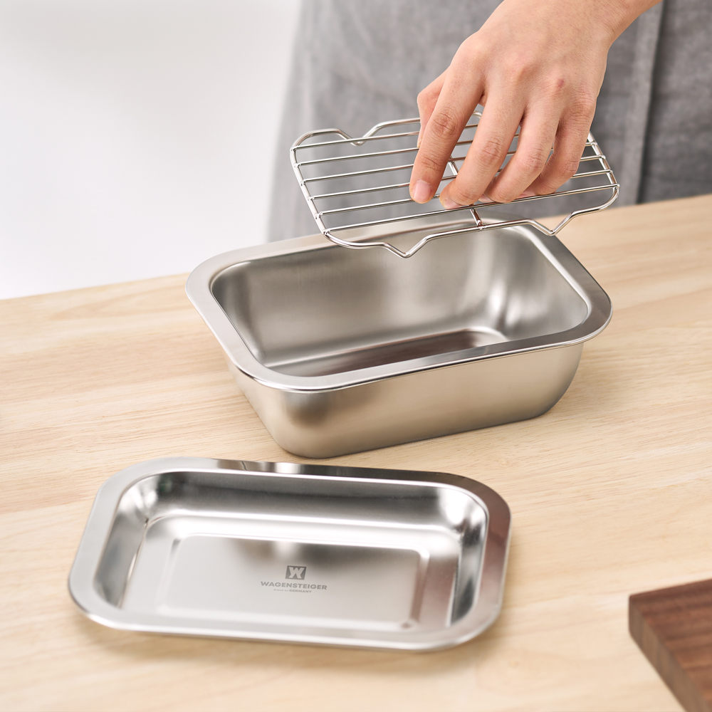 바겐슈타이거 스텐 사각 트레이세트 모듈 1호(WAGENSTEIGER Stainless Modular Square Tray Set No.1) - 3