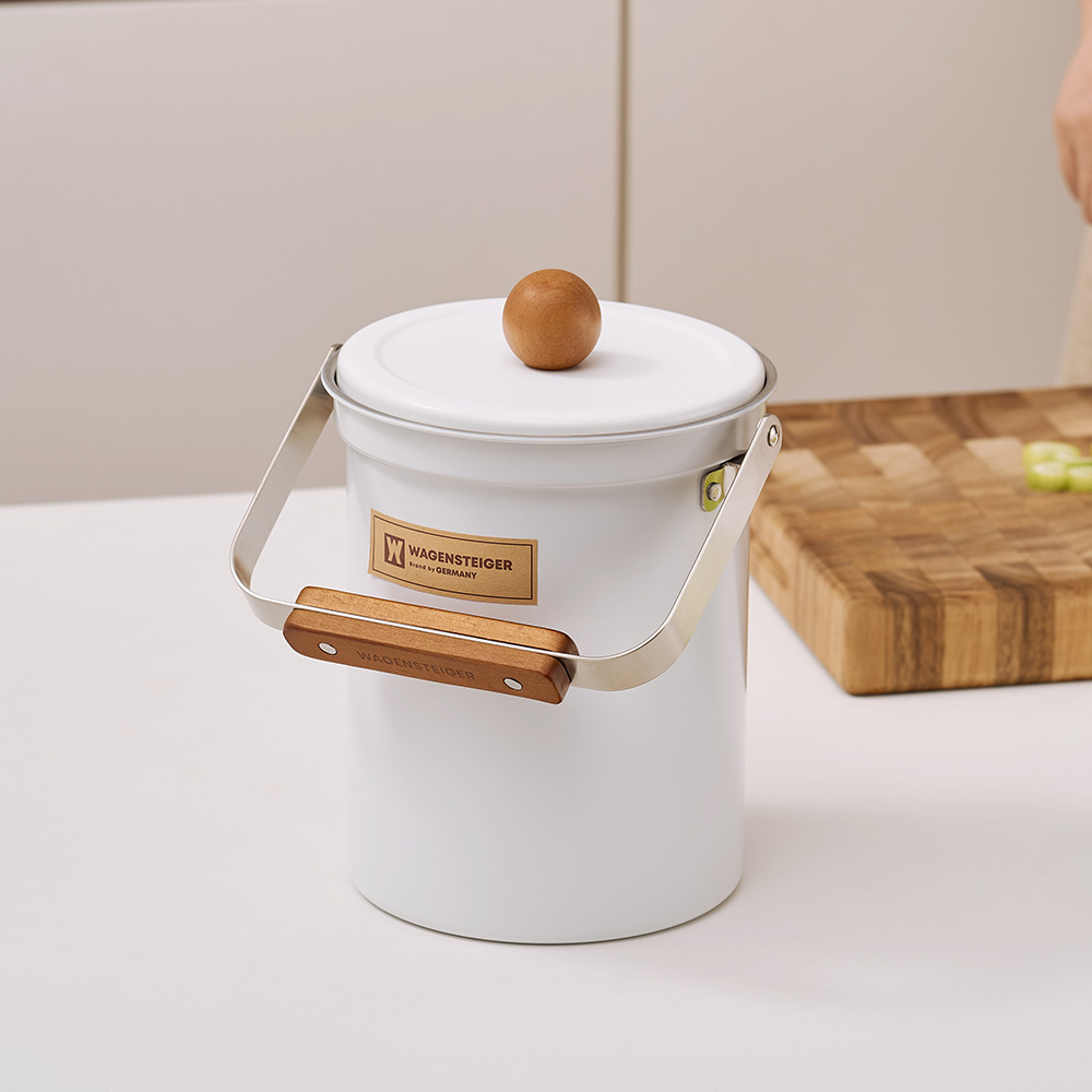 바겐슈타이거 스텐 음식물쓰레기통 3L 메탈(WAGENSTEIGER Stainless Compost Bin 3L Metal) - 5