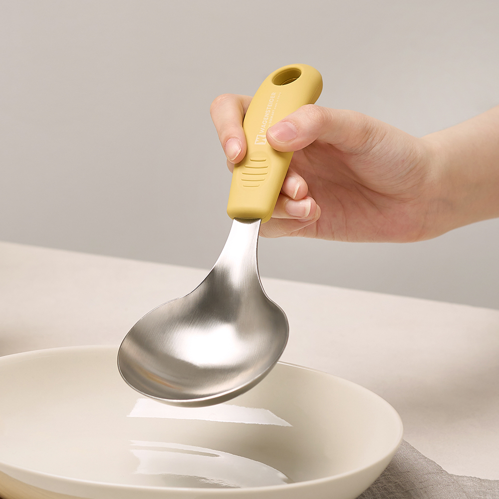 바겐슈타이거 스텐 304 로펠 더 컬러 레이들 국자 서버 옐로우(WAGENSTEIGER Stainless Steel 304 Rofel The Color Ladle (Yellow)) - 6