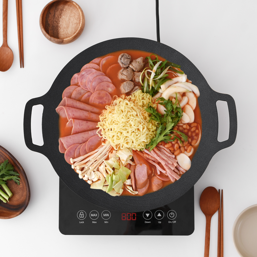 바겐슈타이거 IH 그리들 36cm 블랙(WAGENSTEIGER Griddle Black  36cm) - 6