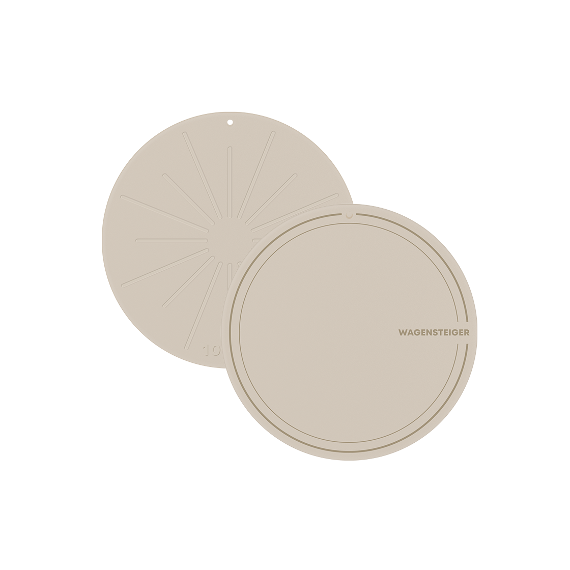 GUUDWA0533 WAGENSTEIGER Platinum Silicone Induction Protection Mat Round 20cm (Cream)
