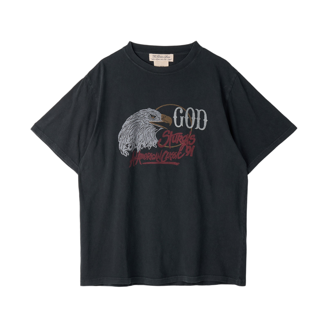 레미 릴리프 하드 SP 피니시 20/저지 레귤러 티셔츠 갓 블랙(Remi Relief Hard SP Finish 20/-Jersey Regular T-Shirt Shirt God Black) - 1