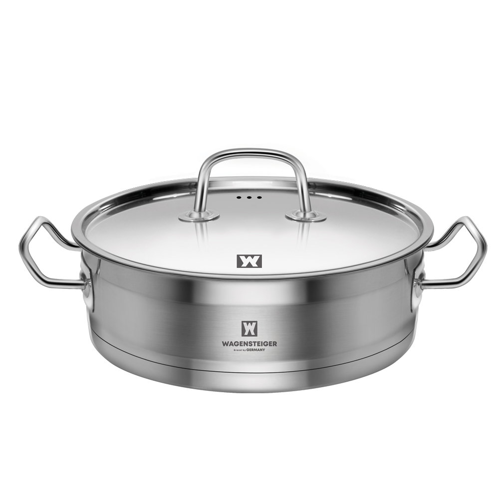 바겐슈타이거 스칼 IH 스텐 냄비 전골 26cm(WAGENSTEIGER S-KAL IH Stainless Pot Shallow Pot 26cm) - 4