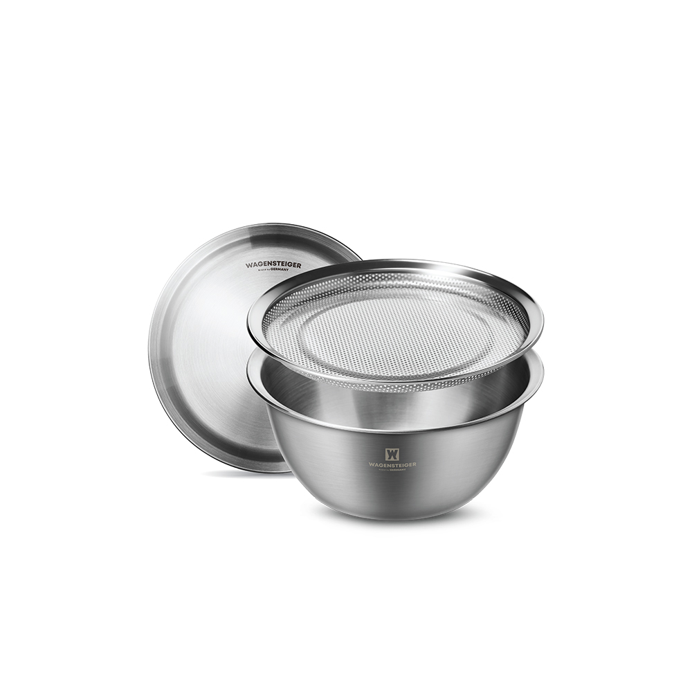 바겐슈타이거 스텐 더블 트레이 앤 믹스 3pcs(22cm)(WAGENSTEIGER Stainless Double Tray & Mix 3pcs 22cm) - 6