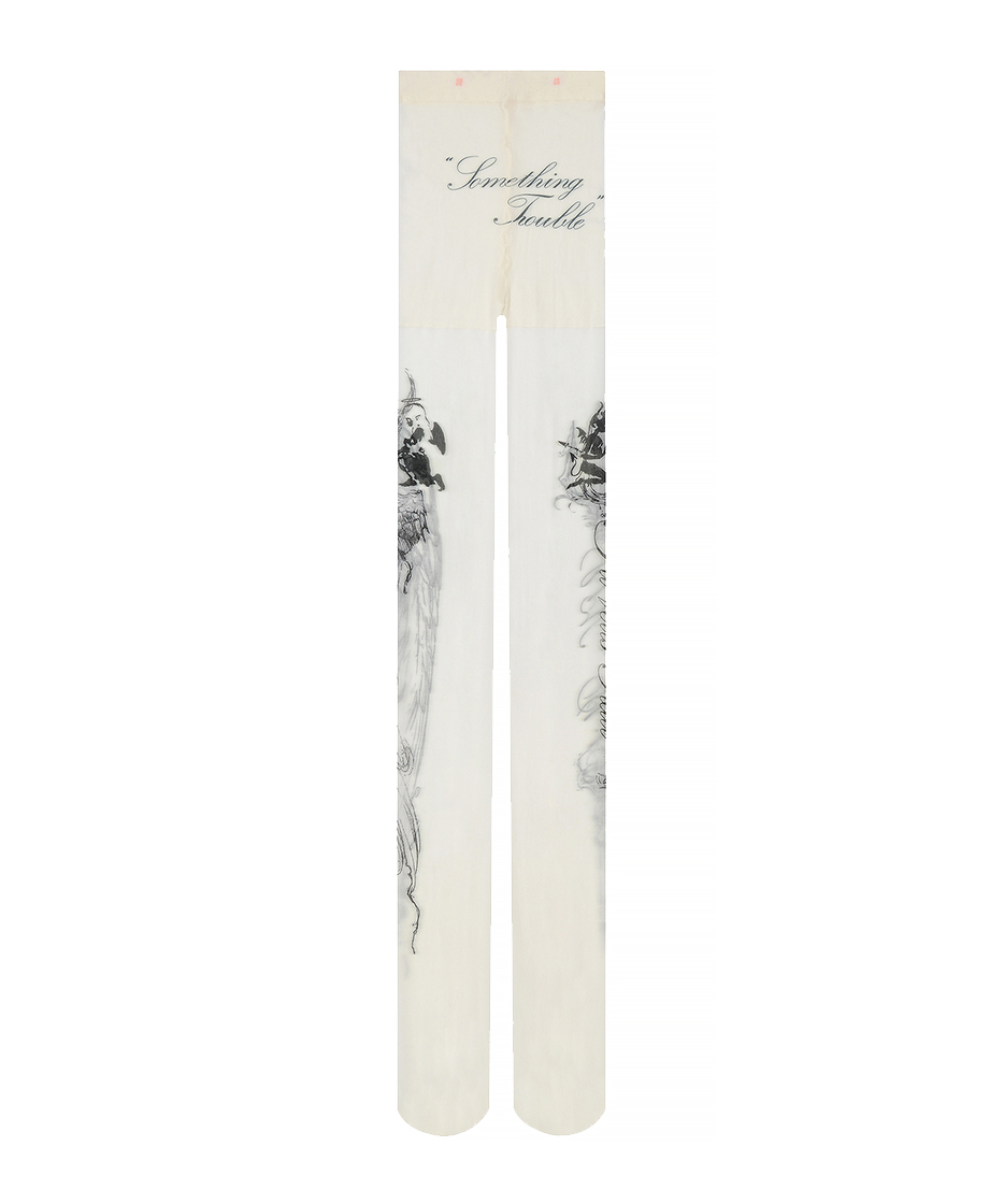 카치스 카치스 트윈스 타이츠 아이보리(Cotchs Cotchs Twins Tights Ivory)