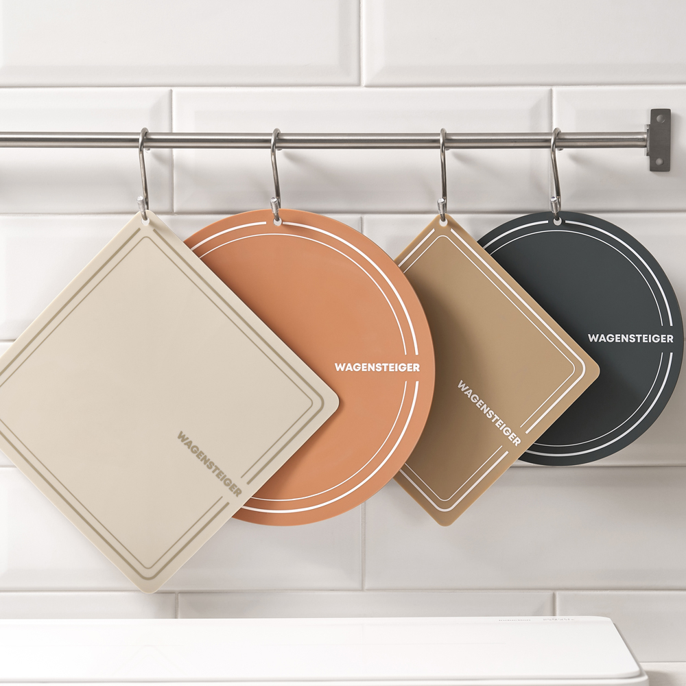 바겐슈타이거 플래티넘 실리콘 인덕션 보호 매트 사각 22cm 크림(WAGENSTEIGER Platinum Silicone Induction Protection Mat Square 22cm (Cream)) - 2