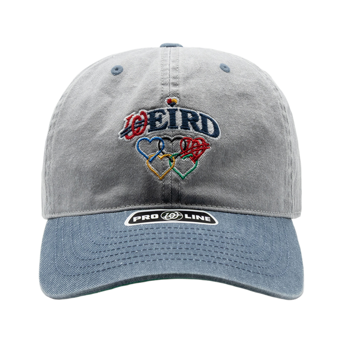 위얼드월드 올림픽 아크로고 피그먼트 배색 볼캡(Weird World Olympic Acro Logo Pigment Color Block Ball Cap) - 2