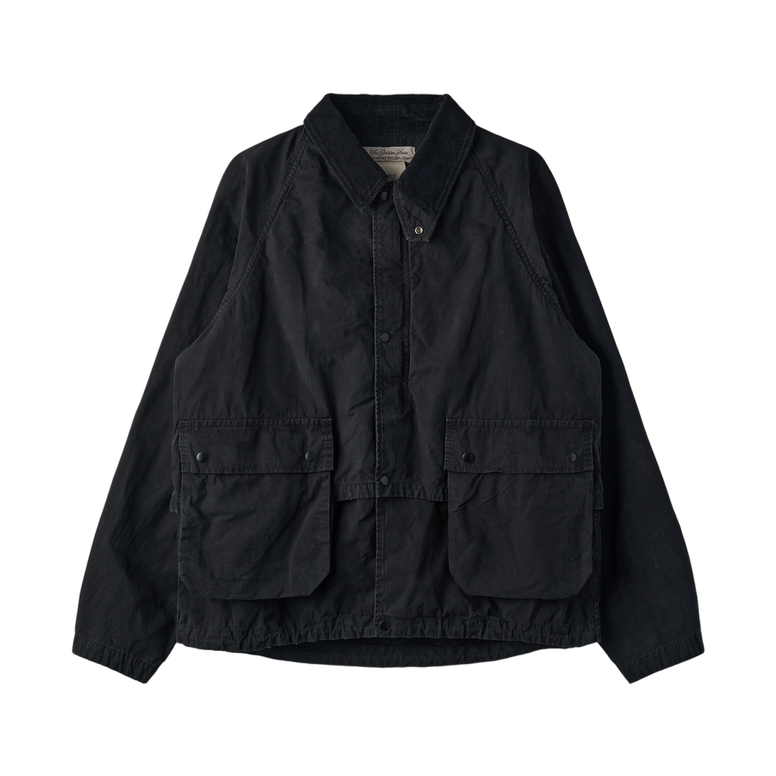 레미 릴리프 캔버스 필드 자켓 소프트 오일 코팅 블랙(Remi Relief Canvas Field Jacket with Soft Oil Coating Black)