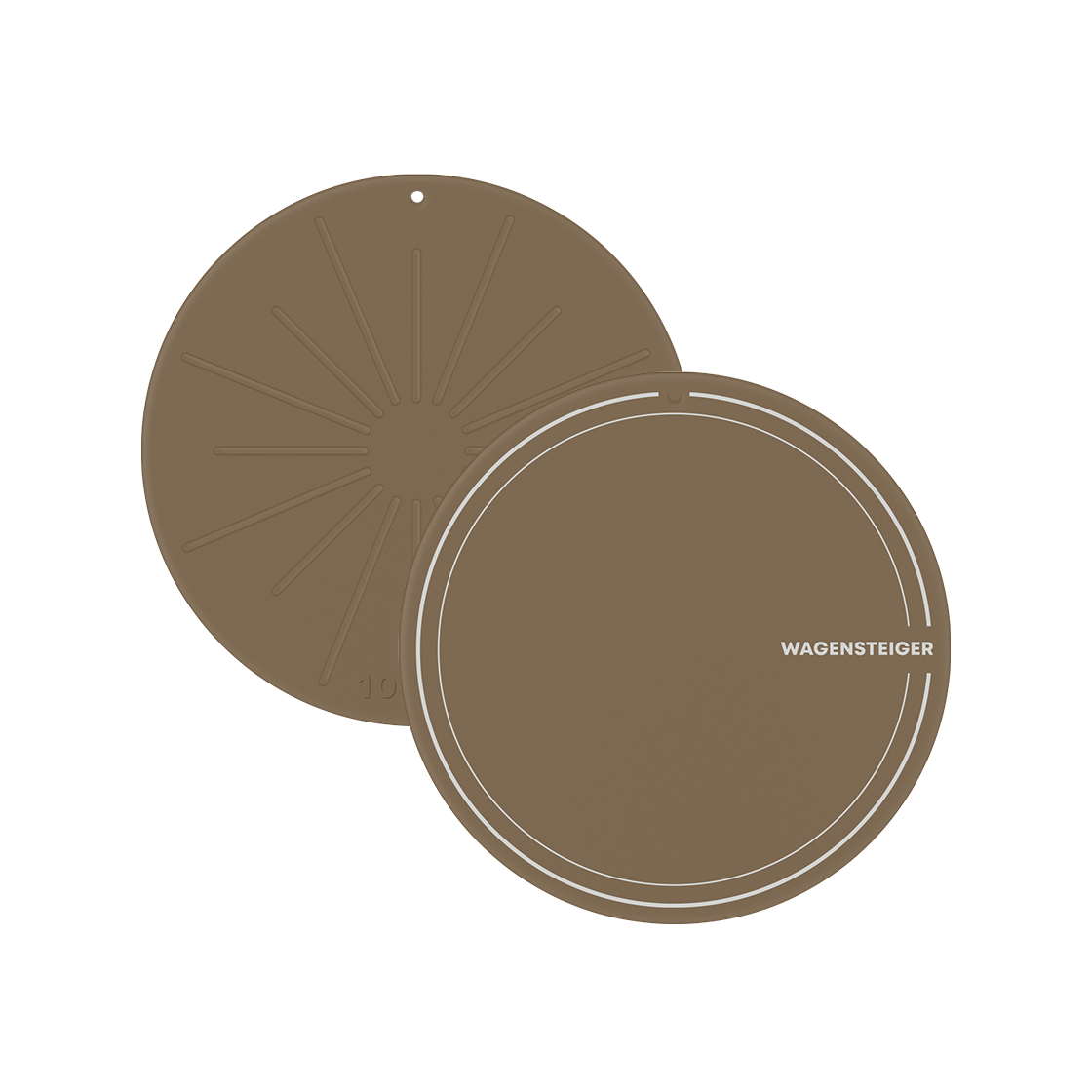 GUUDWA0540 WAGENSTEIGER Platinum Silicone Induction Protection Mat Round 25cm (Mocha)