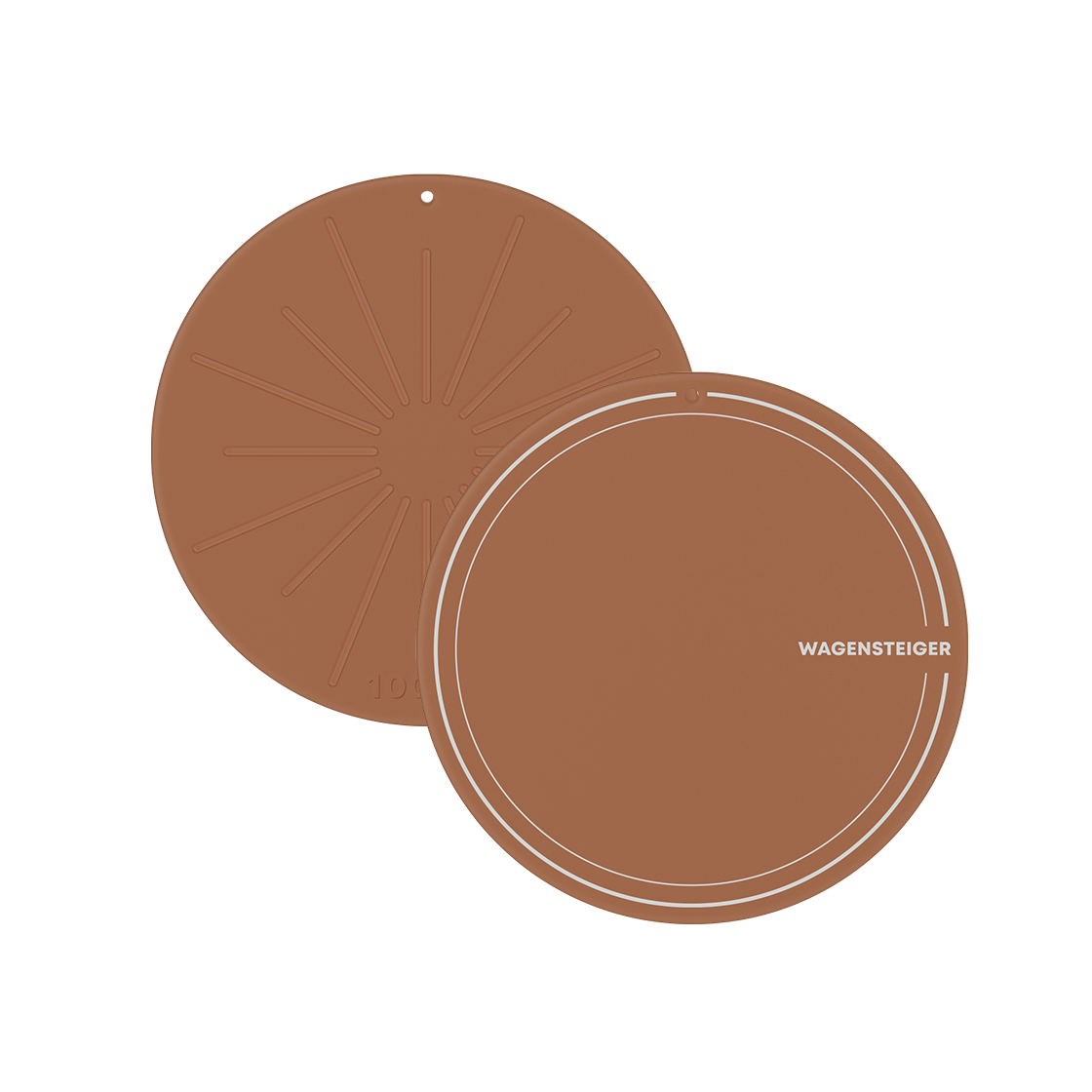 GUUDWA0541 WAGENSTEIGER Platinum Silicone Induction Protection Mat Round 25cm (Brown)