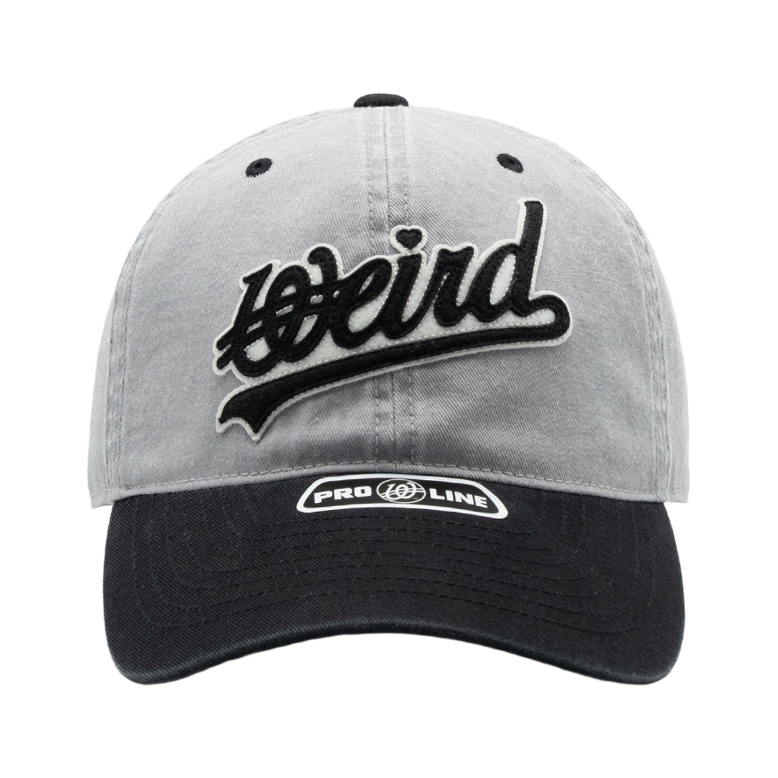 위얼드월드 웨이브로고 피그먼트 배색 볼캡(Weird World Wave Logo Pigment Color Block Ball Cap) - 2