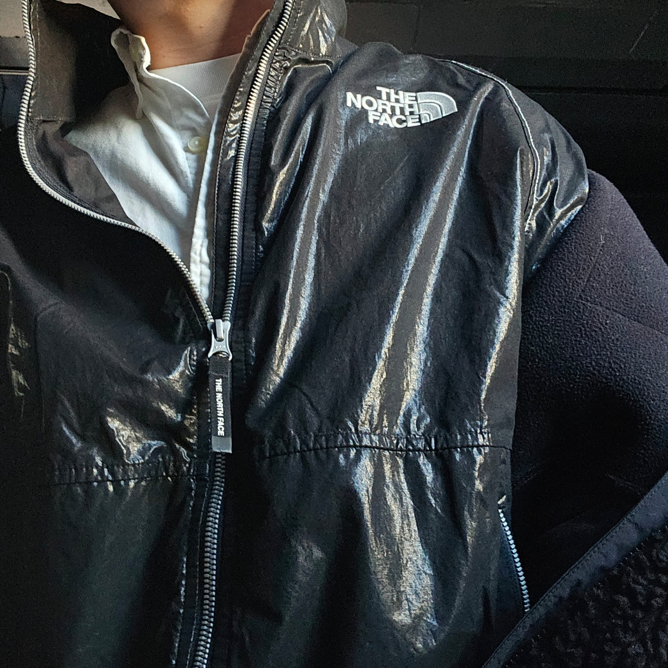 The North Face White Label Novelty Olema Jacket Black 착용 스타일