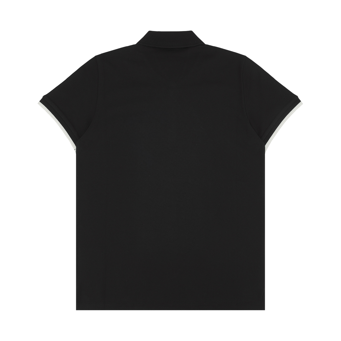(W) 몽클레르 로고 패치 코튼 피케 폴로 셔츠 블랙 - 25FW((W) Moncler Logo Patch Cotton Piquet Polo Shirt Black - 25FW) - 2