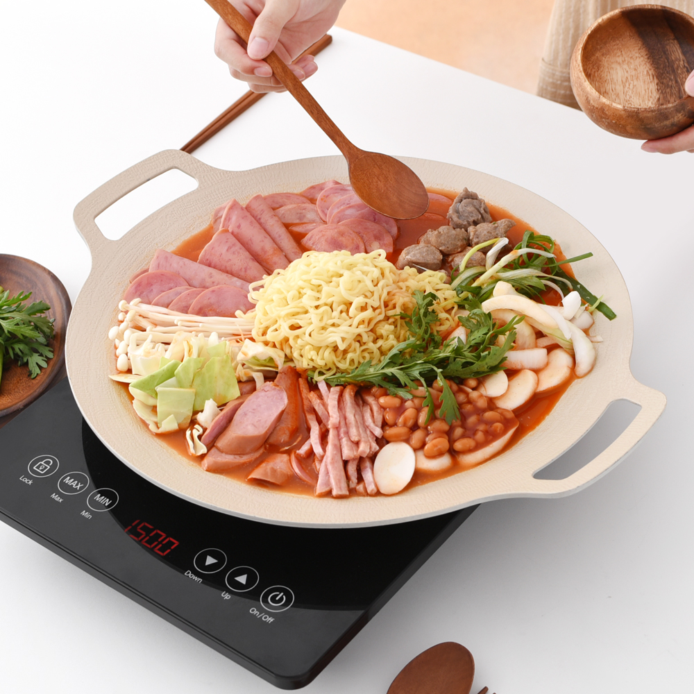 바겐슈타이거 IH 세라믹 그리들 36cm 아이보리(WAGENSTEIGER Griddle Ivory 36cm) - 5