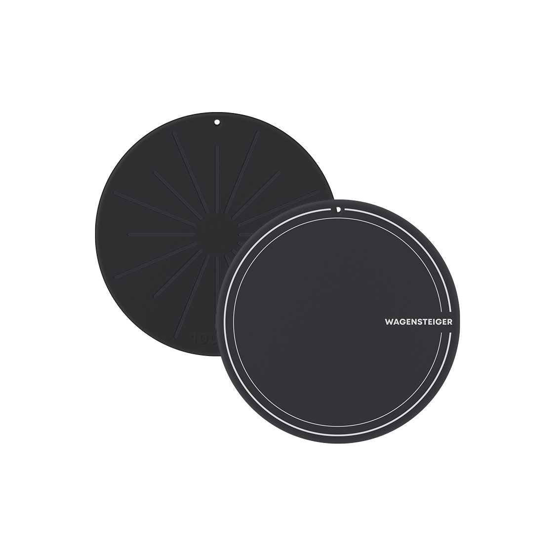 GUUDWA0538 WAGENSTEIGER Platinum Silicone Induction Protection Mat Round 20cm (Charcoal)