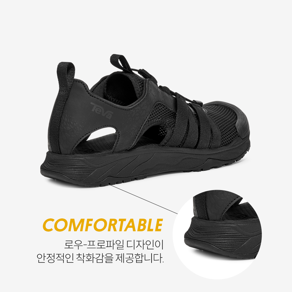 테바 남성 하이드라트렉 샌들 CT BLK(TEVA Men Hydratrek Sandal CT BLK) - 4