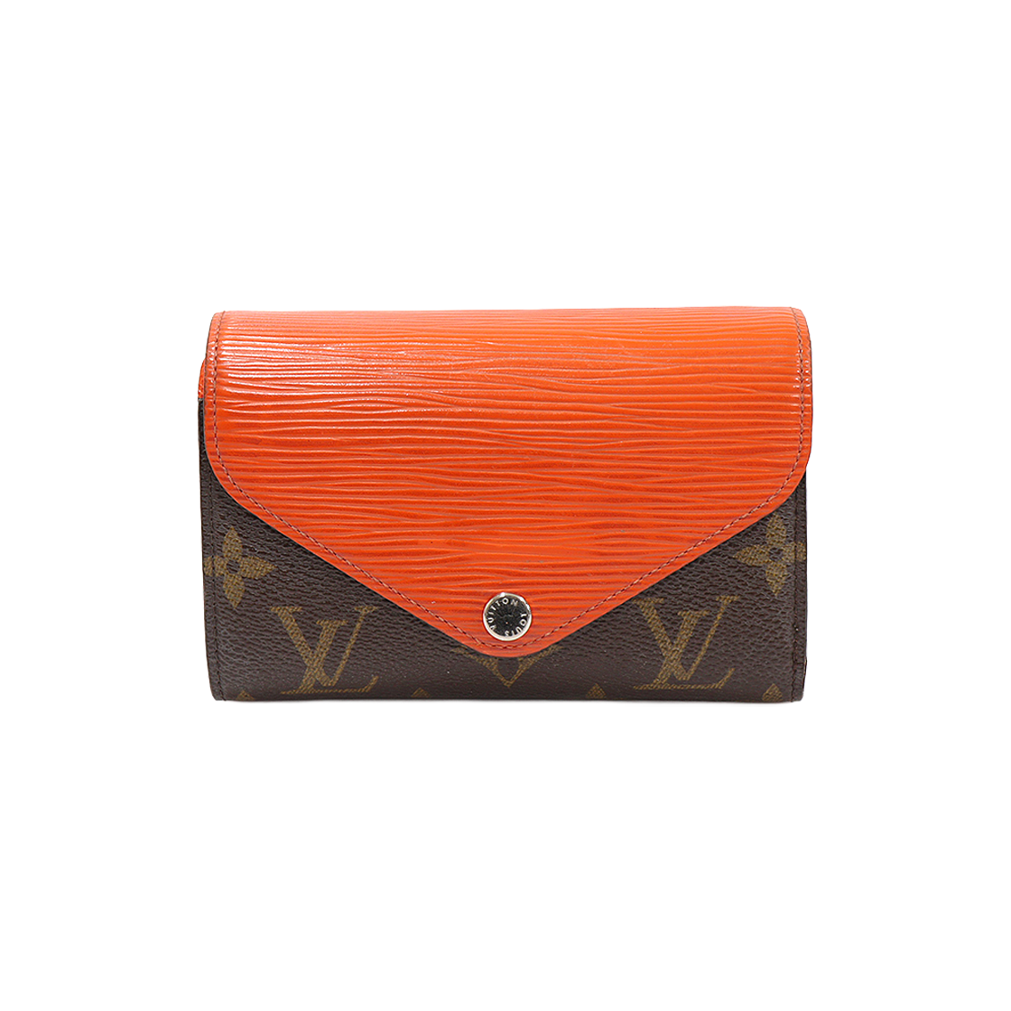 ITRFLC5IFP3E Louis Vuitton Monogram Canvas Piment Epi Leather Marie Lou Compact Wallet