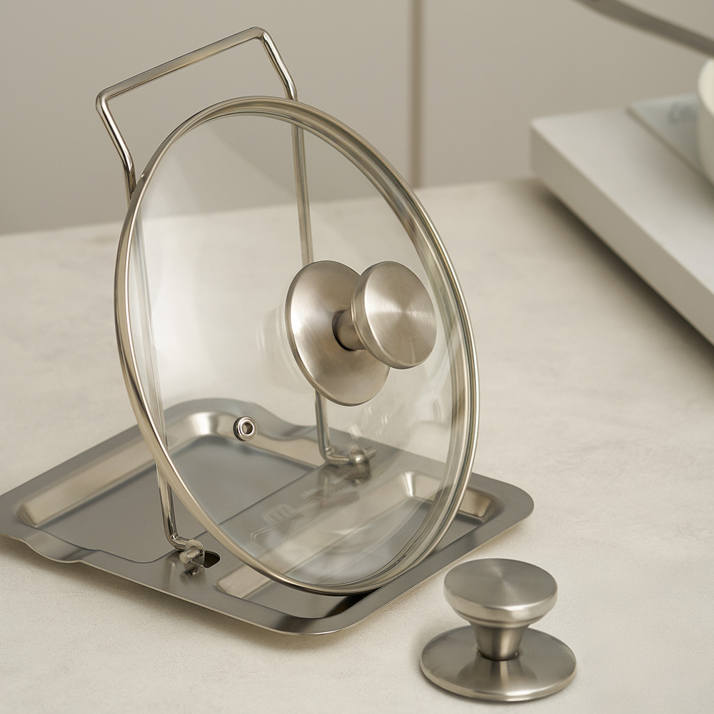 바겐슈타이거 스텐 뚜껑 손잡이 대 2P 무광 세트(WAGENSTEIGER Stainless Pot Lid Knob Large 2P Set) - 5