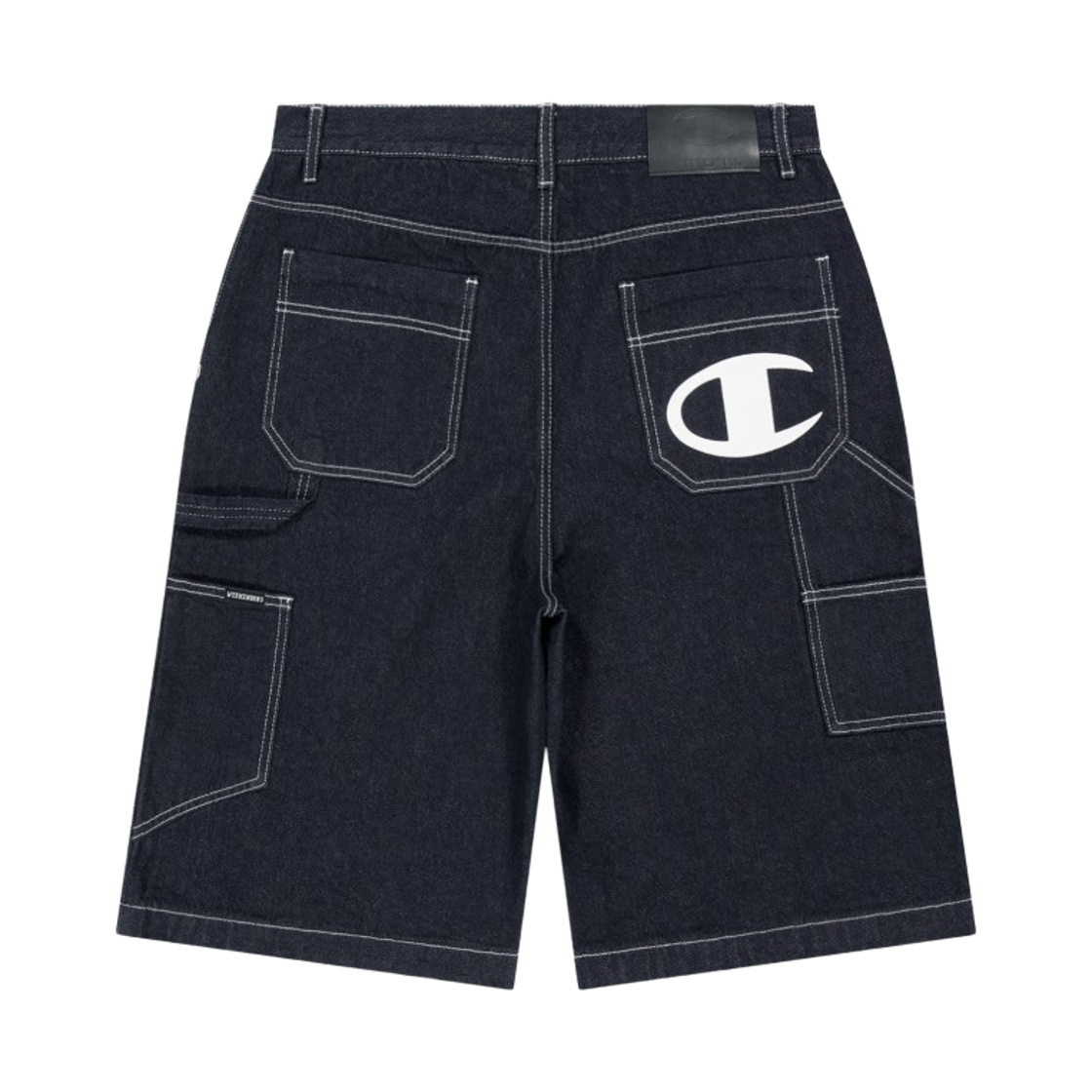 위캔더스 x 챔피온 데님 쇼츠 다크 블루(WKNDRS x Champion Denim Shorts Dark BLUE) - 1