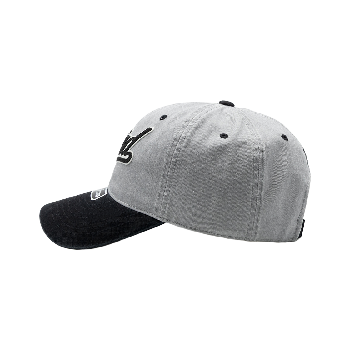 위얼드월드 웨이브로고 피그먼트 배색 볼캡(Weird World Wave Logo Pigment Color Block Ball Cap) - 3