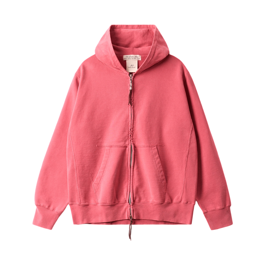 레미 릴리프 SP 피니시 플리스 크루 지퍼 후드 레드(Remi Relief SP Finish Fleece Crew Zipped Hoodie Red)