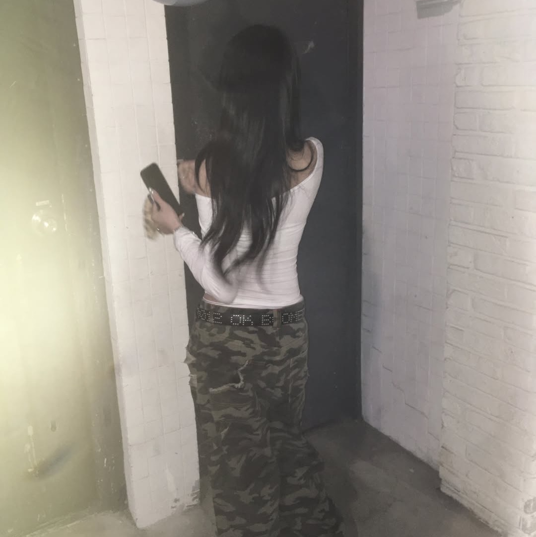 MAINBOOTH Destroyed Camo Pants CAMO 착용 스타일 - 4