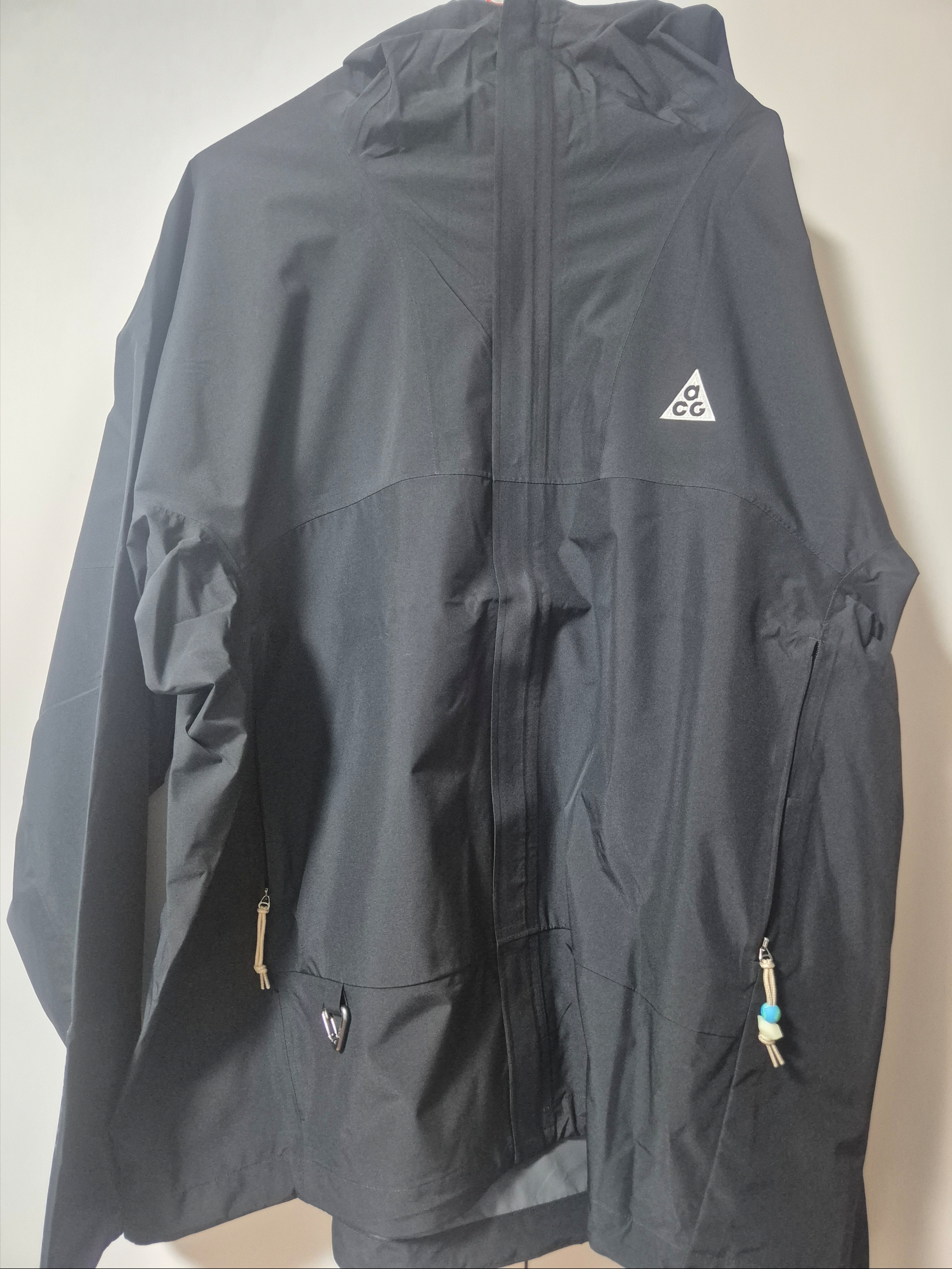 Nike ACG Storm-Fit ADV Cascade Rains Full Zip Jacket Black - Asia 착용 스타일