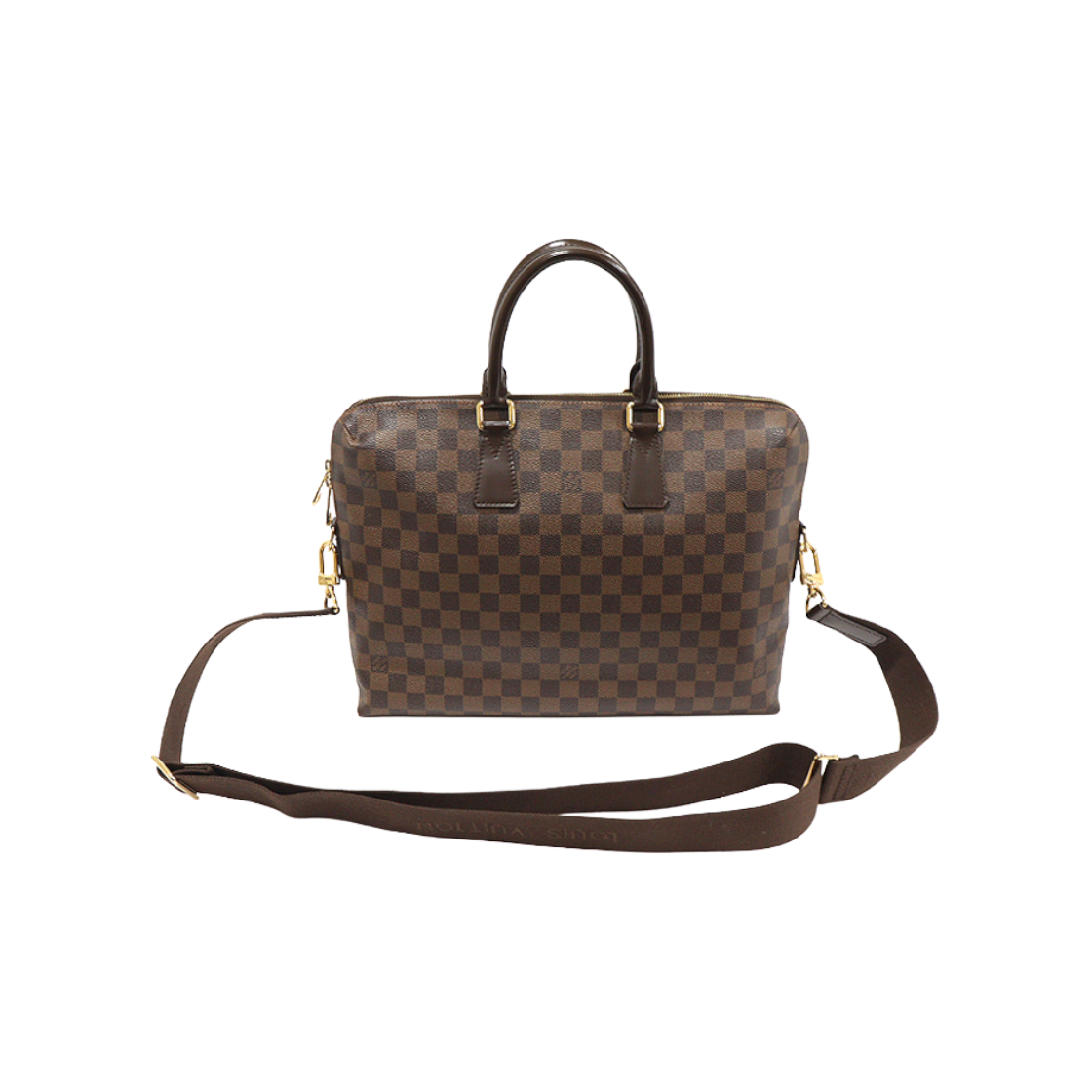 루이비통 N42242 다미에 에벤 캔버스 포르테 주르 서류가방 2WAY(Louis Vuitton Damier Ebene Canvas Porte-Documents 2-Way Briefcase)