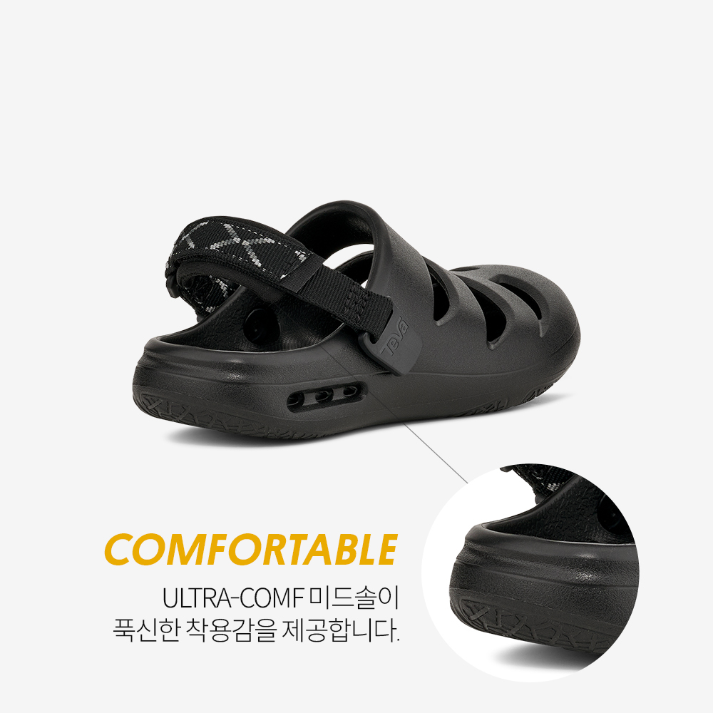 테바 테바 키즈 아프레아쿠아 CT BLK(TEVA Kids Apreaqua CT BLK) - 4