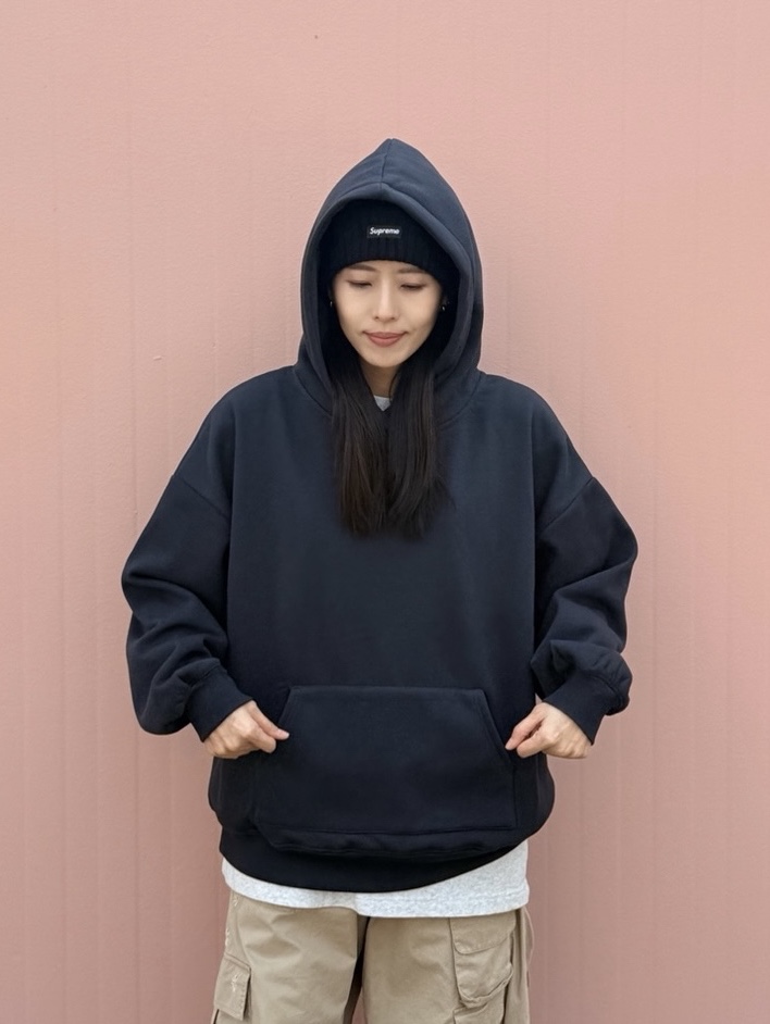 Supreme Overdyed Beanie Black, Fritur Kyoto Cargo Pants Beige_F251PT01 착용 스타일 - 3