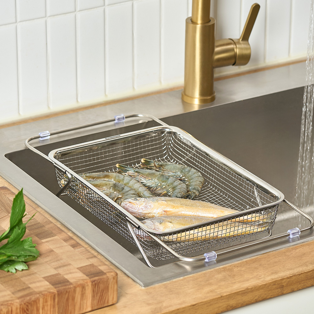 바겐슈타이거 스텐 304 슬라이딩 메쉬 바스켓 대(WAGENSTEIGER Stainless 304 Sliding Mesh Basket L) - 3