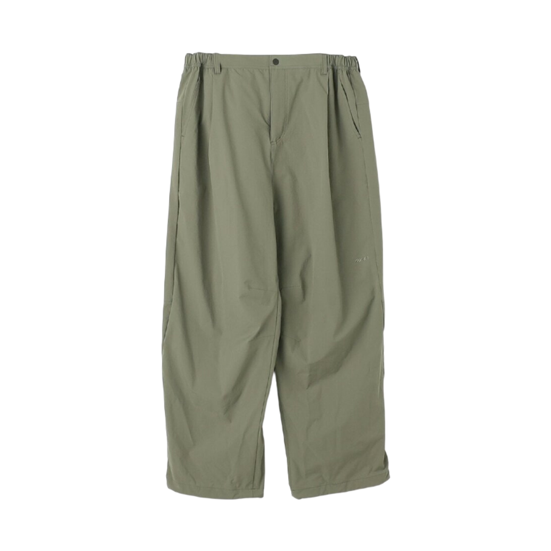 미즈노 워터 리펠런트 와이드 배기 팬츠 티 리프(Mizuno Water Repellent Wide Baggy Pants Tea Leaf) - 1