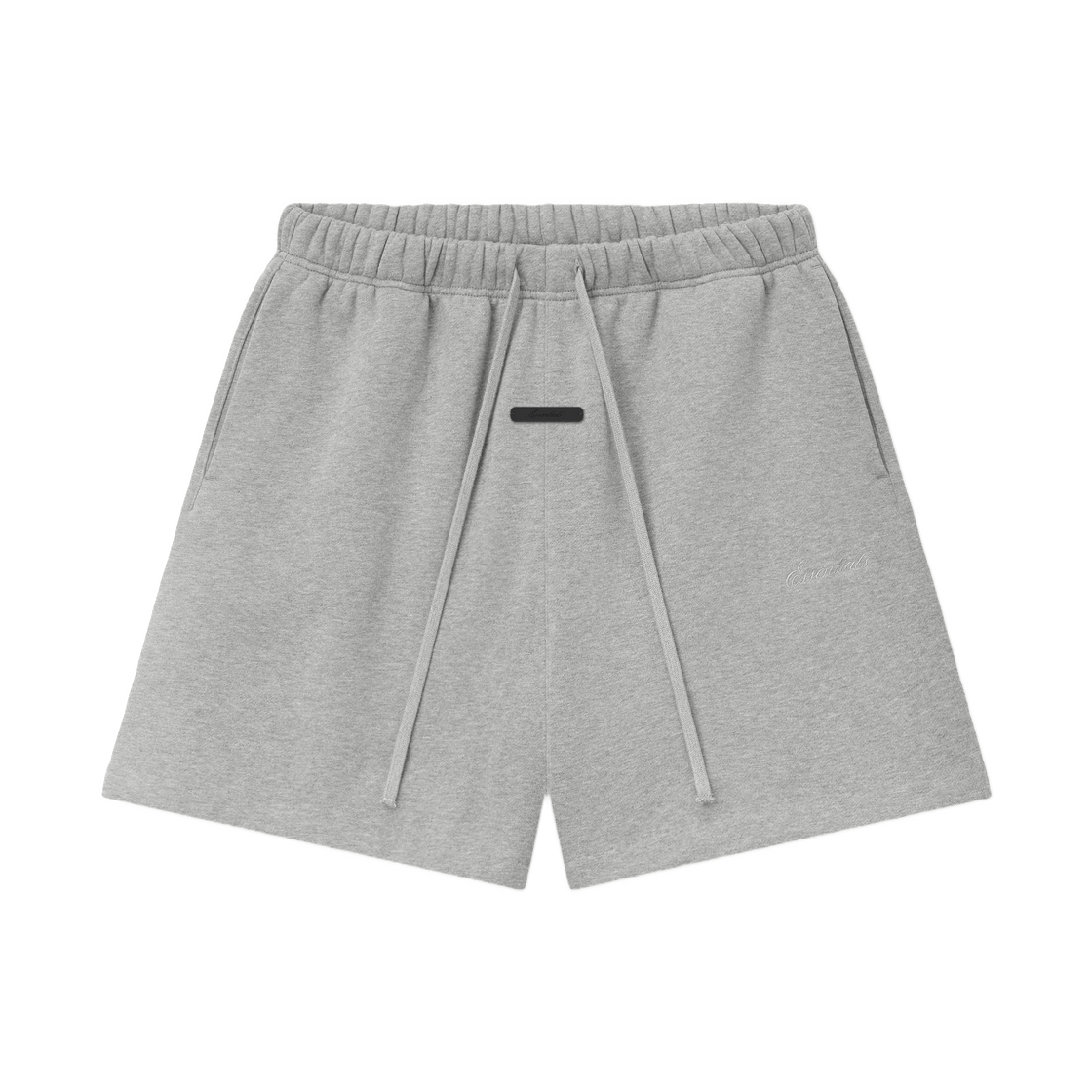 - Essentials Signature Classic Sweatshort Concrete Heather Dark Concrete Heather - 26SS