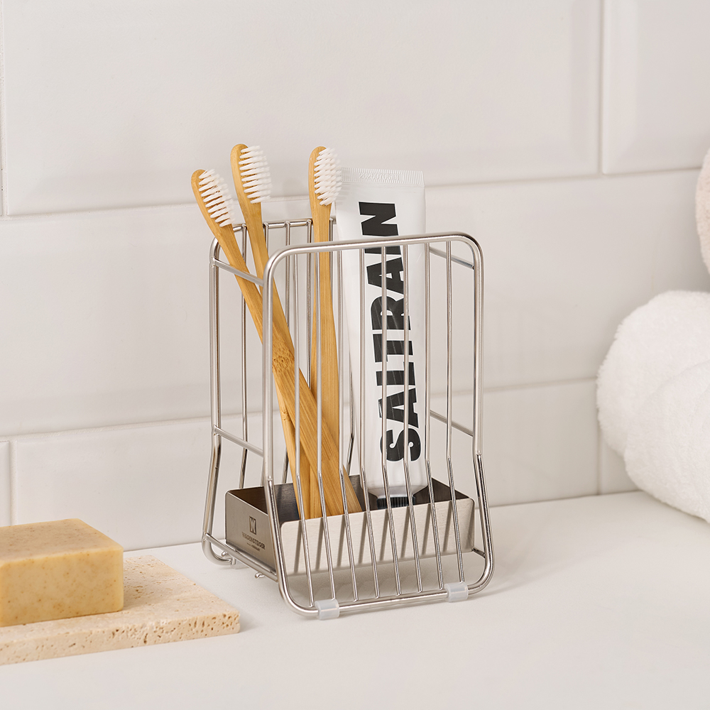 바겐슈타이거 스텐 304 와이어 수저통 소(WAGENSTEIGER Stainless 304 Wire Cutlery Holder Small) - 4