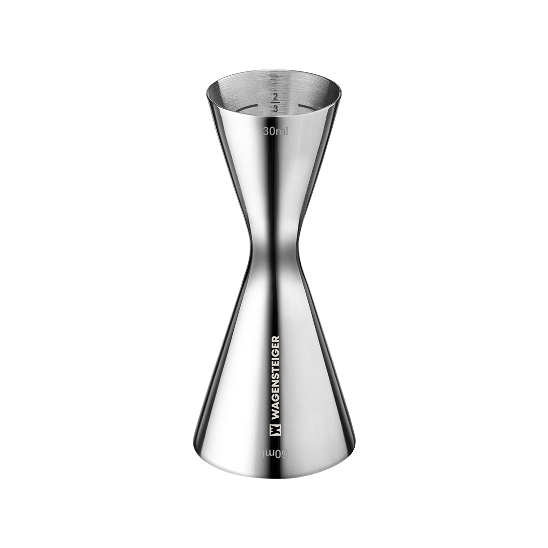 GUUDWA0524 WAGENSTEIGER Stainless Steel 304 Hometending All-Stainless Jigger 30/60ml