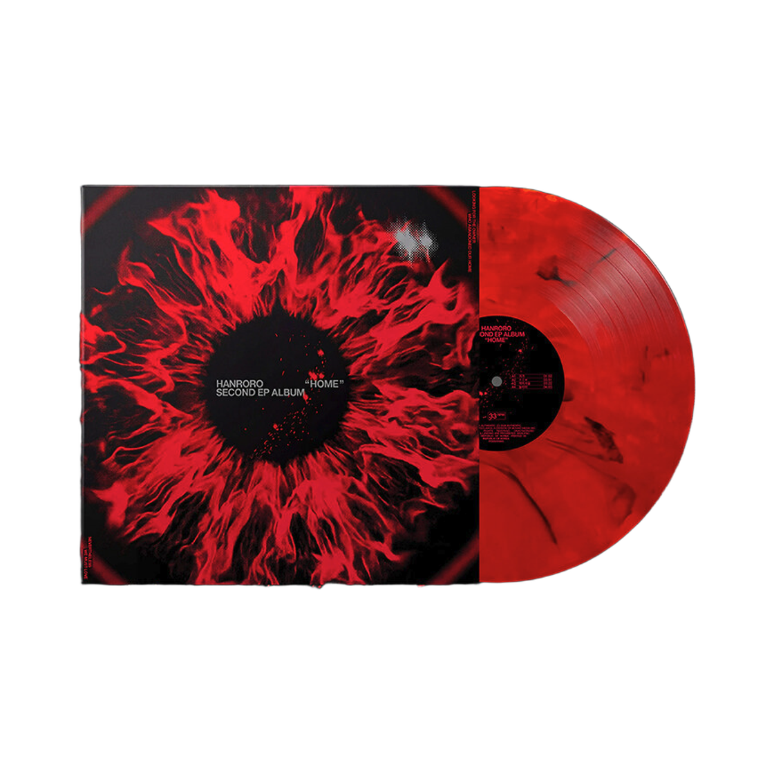 한로로 EP 2집 집 레드 마블 + 블랙 (2LP)(Hanroro 2nd EP Home LP Red Marble + Black (2LP))