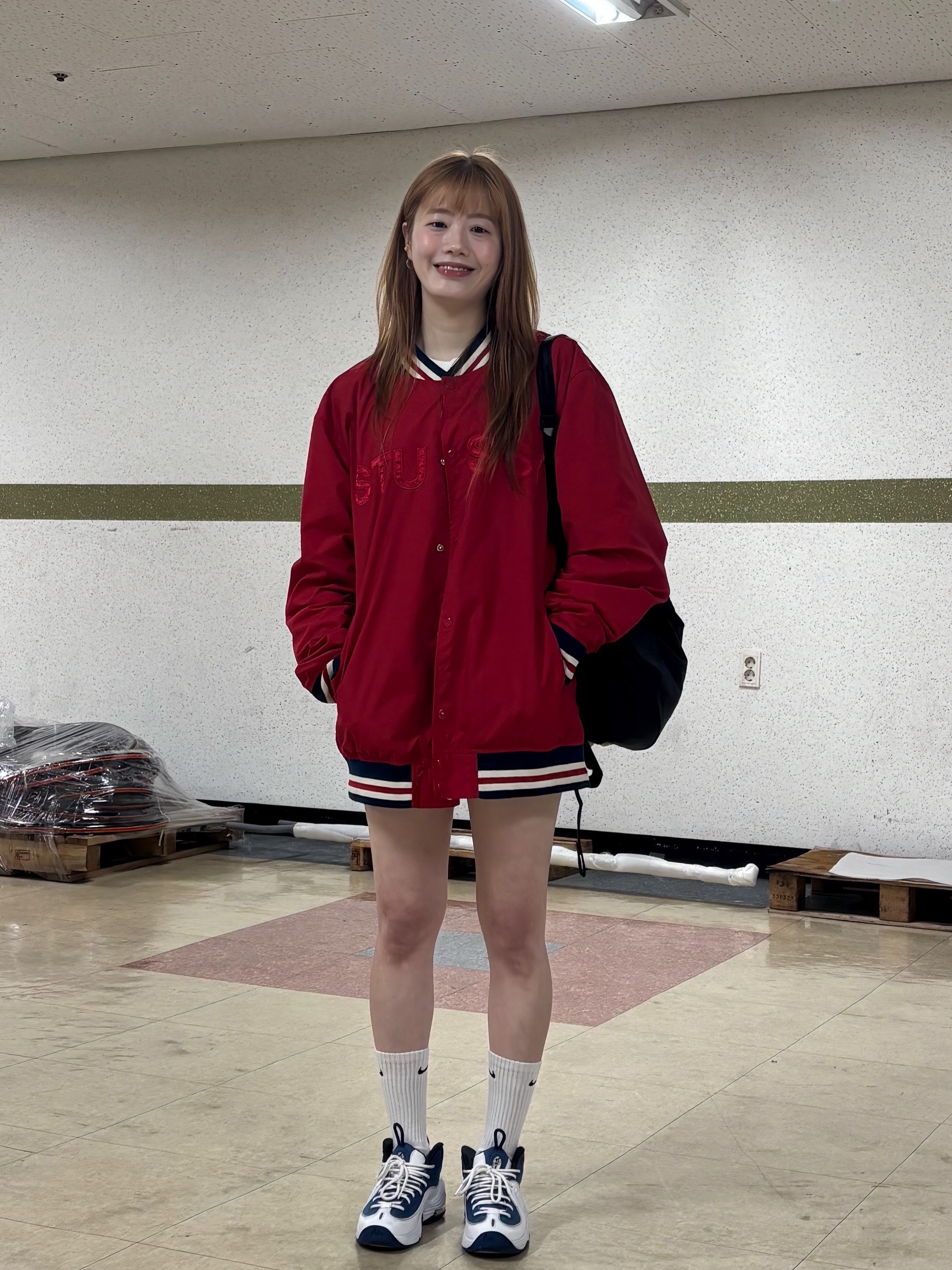 Nike Air Penny II Atlantic Blue, Mischief Lightweight Zip Around Backpack Black 착용 스타일 - 2