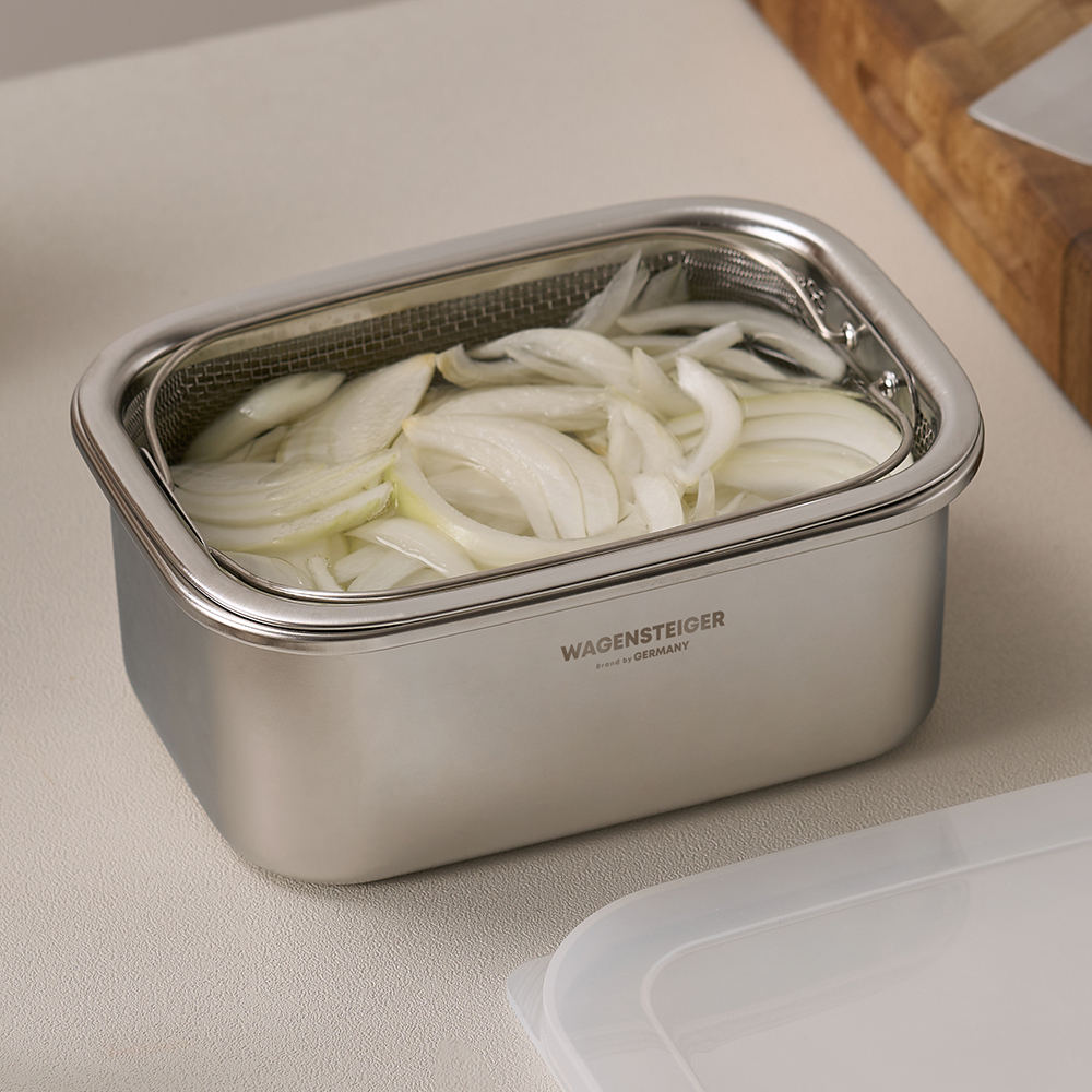 바겐슈타이거 무연마 드레인 스텐 304 박스 S 뚜껑 채반(WAGENSTEIGER Abrasive-Free Drain Stainless Steel 304 Box) - 4