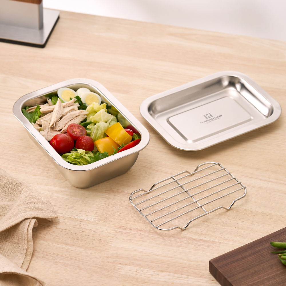 바겐슈타이거 스텐 사각 트레이세트 모듈 1호(WAGENSTEIGER Stainless Modular Square Tray Set No.1) - 2